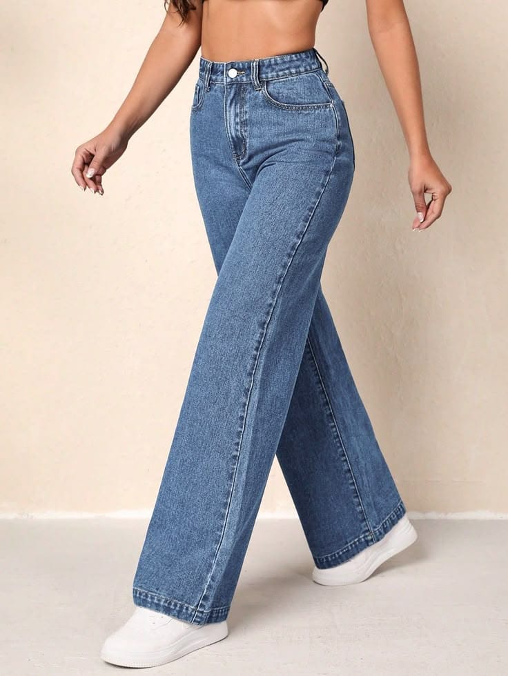 Jean Wide Leg Azul Nevado